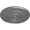 Ekena Millwork Dylar Ceiling Medallion (Fits Canopies up to 6 1/4"), Hand-Painted Platinum, 30"OD x 2 1/4"P CM30DYPLS - alternate 3